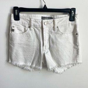 White Denim Shorts
